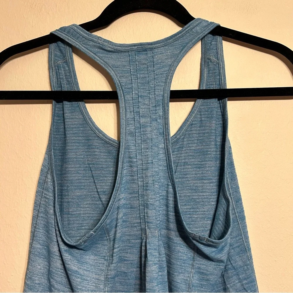 Lululemon Hotwave Tank Heathered Tofino Teal Top Size Size‎ 6